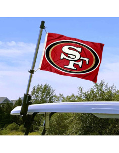 Soporte de Bandera para Carrito de Golf WinCraft con Bandera 30x45cm 2