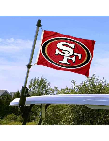 Soporte de Bandera para Carrito de Golf WinCraft con Bandera 30x45cm