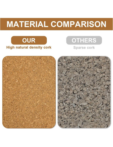 Paquete de 6 tiras de corcho autoadhesivas AYZTKUX 30.48x5.08cm