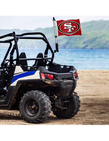 Soporte de Bandera para Carrito de Golf WinCraft con Bandera 30x45cm