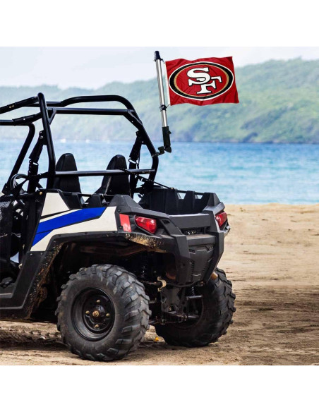 Soporte de Bandera para Carrito de Golf WinCraft con Bandera 30x45cm