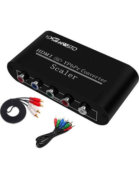 Convertidor HDMI a Componente HDSUNWSTD 1080P con Audio R/L