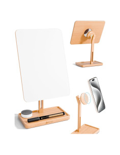 Pizarra de Vidrio YEOUX 2-en-1 con Soporte Magnético Ajustable