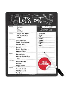 Planificador de Comidas Magnético Hadley Designs 20x20 cm