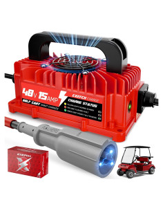 Cargador de Batería 48V 15A EXEFCH para Club Car DS/Precedent
