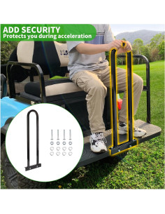 Barra de Agarre Trasera Universal 10L0L para Carritos de Golf 2