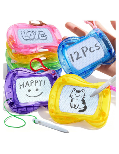 Mini Pizarras Magnéticas JOYIN 12 Pcs Borrables 10.16 cm