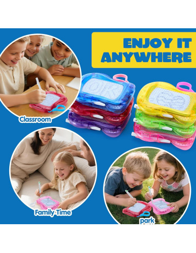 Mini Pizarras Magnéticas JOYIN 12 Pcs Borrables 10.16 cm