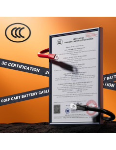 Cables de Batería para Carro de Golf CLUBRALLY EZGO RXV 2 Gauge 2