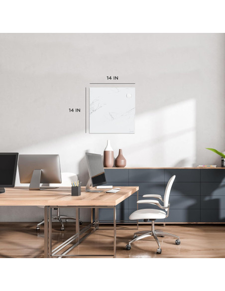 Tablero de Borrado en Seco Magnético U Brands 35.56 cm Mármol
