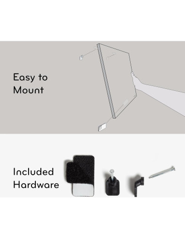 Tablero de Borrado en Seco Magnético U Brands 35.56 cm Mármol