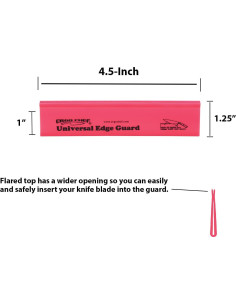 Protector de cuchillo Ergo Chef rosa 11.4 cm para cuchillos de 10.2 cm 2