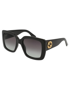 Gafas de sol Gucci GG0141SN Cuadradas 53mm Negro/Oro
