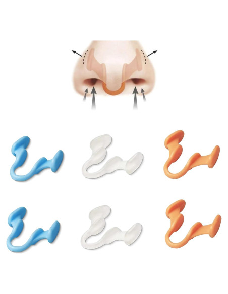 Diluidor Nasal Antironquidos Genérico 6 Piezas - Respiración Fácil