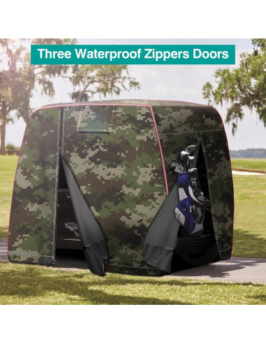 Cubierta de Carro de Golf iLSKW para 4 Pasajeros Impermeable