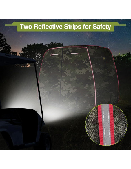 Cubierta de Carro de Golf iLSKW para 4 Pasajeros Impermeable