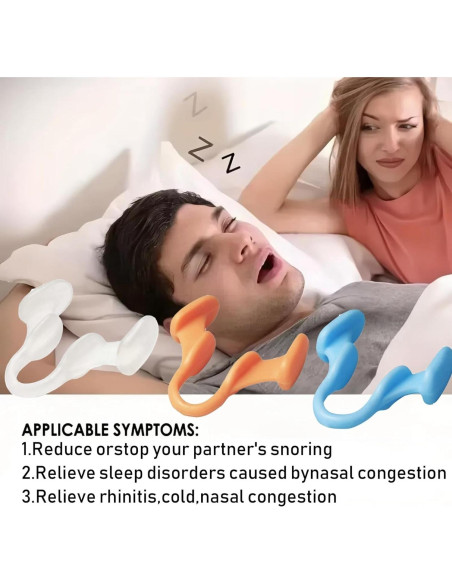 Diluidor Nasal Antironquidos Genérico 6 Piezas - Respiración Fácil