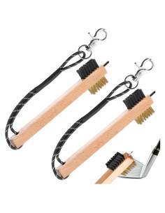 Cepillo de Madera para Palos de Golf Feekoon - 2 Pcs, Nylon