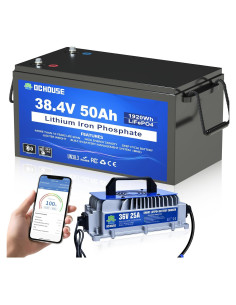 Batería de Litio 36V 50AH DC HOUSE con Cargador 36V 25A