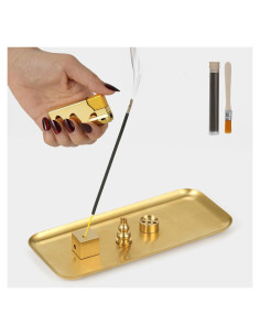 Soporte de Incienso SUJIAMEI con Bandeja Triangular 20 cm