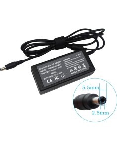 Cargador de Laptop Toshiba 65W 19V 3.42A con Cable 2