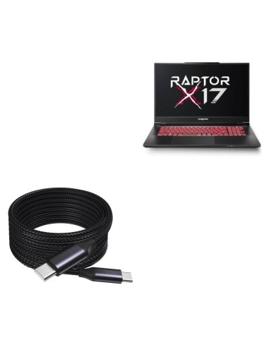 Cable USB-C BoxWave DirectSync PD 3.05m 100W Nylon Negro