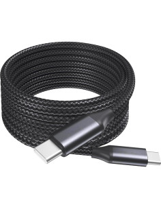 Cable USB-C BoxWave DirectSync PD 3.05m 100W Nylon Negro 2