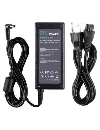 Adaptador de CA DTK 19V 3.42A 65W para Laptops Asus y Toshiba