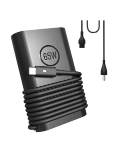 Cargador USB-C 65W para Laptop Dell/HP/Lenovo/Asus