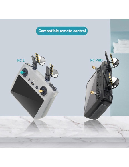 Juego de 2 Antenas Yagi Aumentador de Señal para DJI RC2/RC PRO/AIR 3S