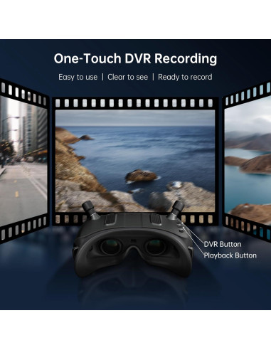 Gafas FPV CADDXFPV X 1080p con Seguimiento de Cabeza