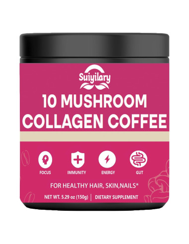 Café de Hongo con Colágeno Suiyilary 150g - Energía y Enfoque