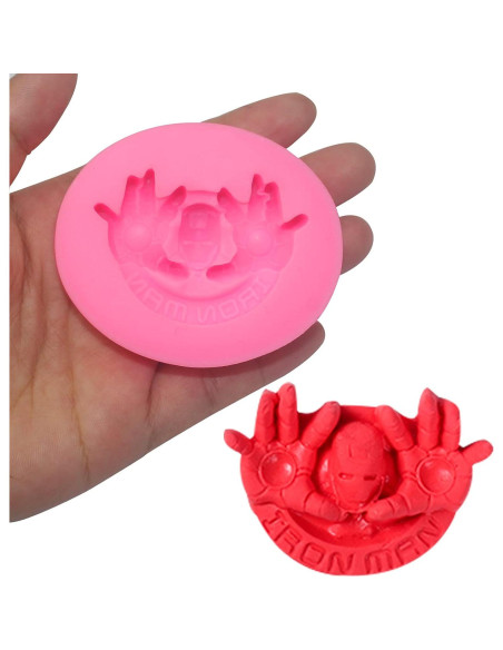 8 Moldes de Silicona Temáticos de Superhéroes Chistepper