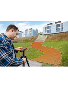 Medidor láser Leica DISTO S910 con trípode y adaptador P2P 2