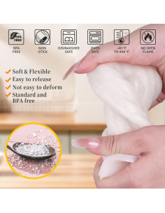 Molde de Silicona Huevo de Pascua MGLIFEUL para Velas 11.5x8.5cm 2