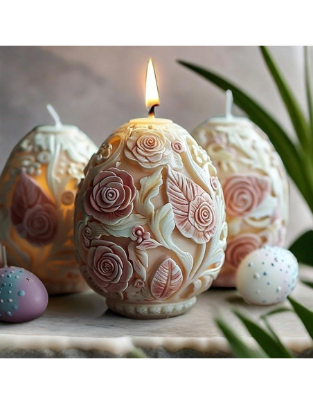 Molde de Silicona Huevo de Pascua MGLIFEUL para Velas 11.5x8.5cm
