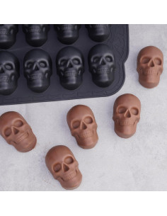 Molde de Silicona NiHome Calavera 20 Cavidades Halloween 2