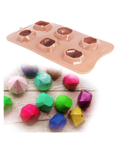 Molde de Silicona para Hielo X-Haibei Diamante 2.54cm