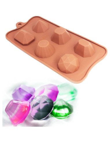 Molde de Silicona para Hielo X-Haibei Diamante 2.54cm