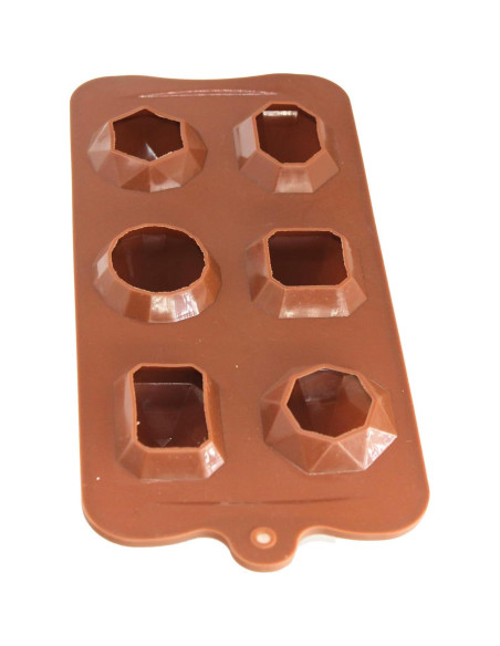 Molde de Silicona para Hielo X-Haibei Diamante 2.54cm