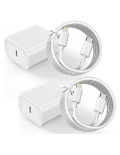 Cargador Rápido 20W para iPhone + Cable USB C a Lightning