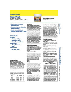 Reparación de Concreto Damtite 04072 Super Patch 3.18 kg 2