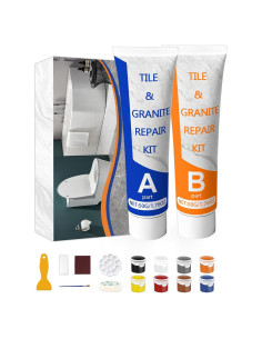 Kit de Reparación de Fregadero de Porcelana PEOGOHS 12.5x8cm