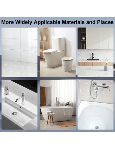 Kit de Reparación de Fregadero de Porcelana PEOGOHS 12.5x8cm