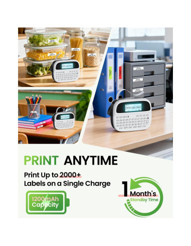 Impresora de Etiquetas Portátil EazeID M950 Bluetooth 12mm