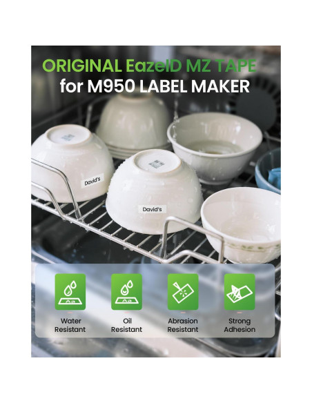 Impresora de Etiquetas Portátil EazeID M950 Bluetooth 12mm