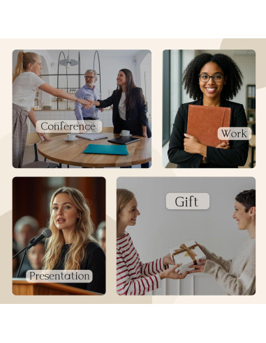 Carpeta de Cuero Calfinder con Cremallera - Portafolio Profesional