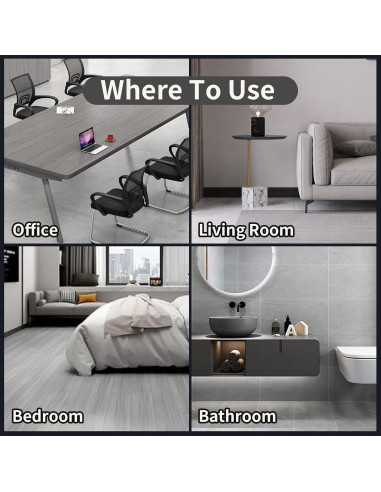 Kit de Reparación de Madera MSQDZW, 13 Piezas, Color Gris