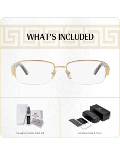 Gafas Versace VE1175B Oro + Kit de Cuidado Incluido 2