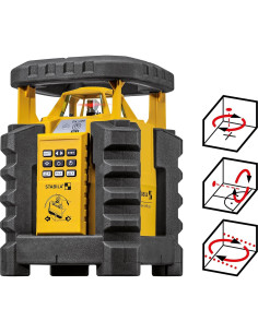 Láser Rotativo Stabila LAR350 9 Piezas Nivelación Horizontal y Vertical 2